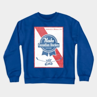 Habs Blue Ribbon Crewneck Sweatshirt